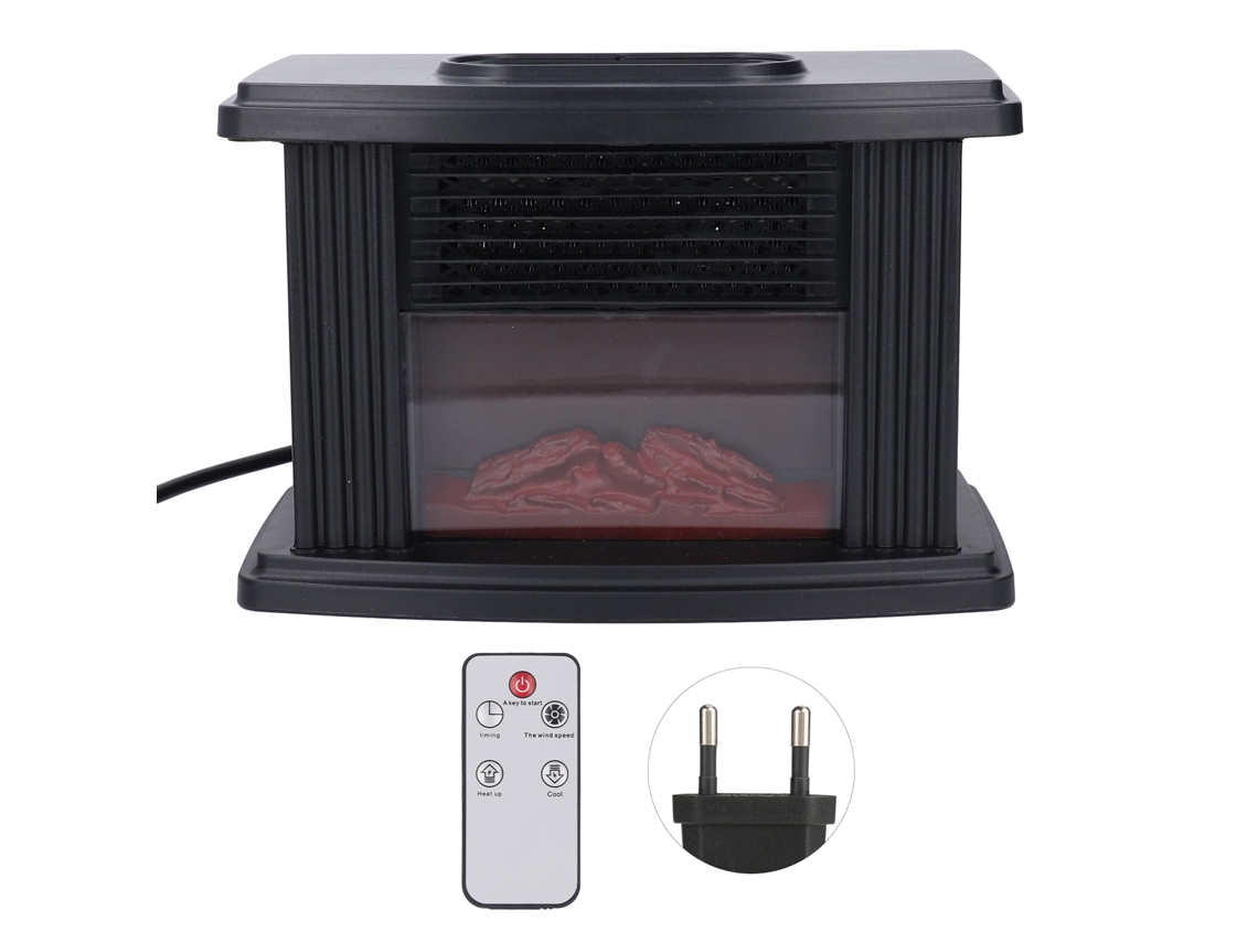 Aquecedor Eléctrico Compacto de Baixo Ruído com Telepiloto e Proteção Contra Sobreaquecimento para Casa LAXISCREED