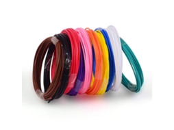 Filamento Pcl 1.75mm Para Caneta 3d, 10 Cores Diferentes, 50m Total, Recarga Premium