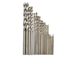 Conjunto De 25 Brocas De Aço Rápido Laxiscreed Para Madeira E Metal, Haste Reta Mini De Alta Velocidade