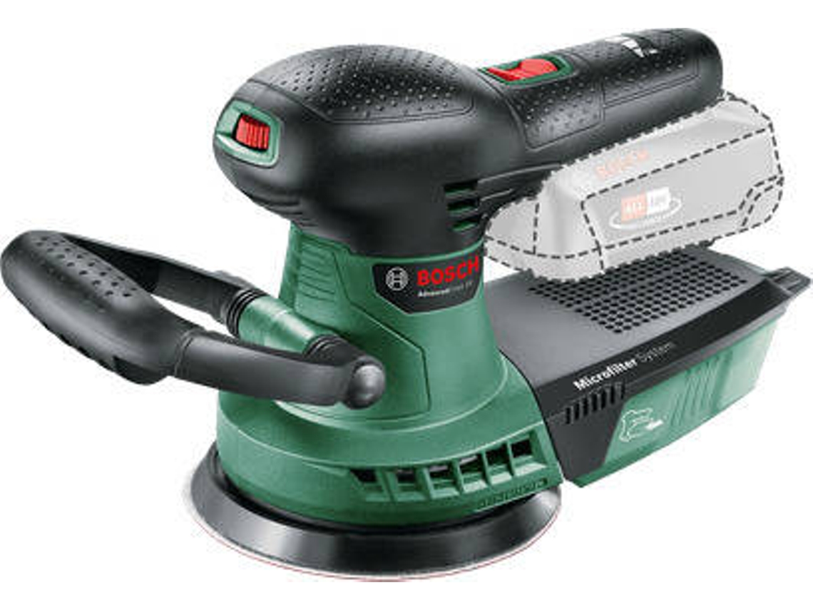 Lixadora Excêntrica BOSCH Sem Fio Advancedorbit 18