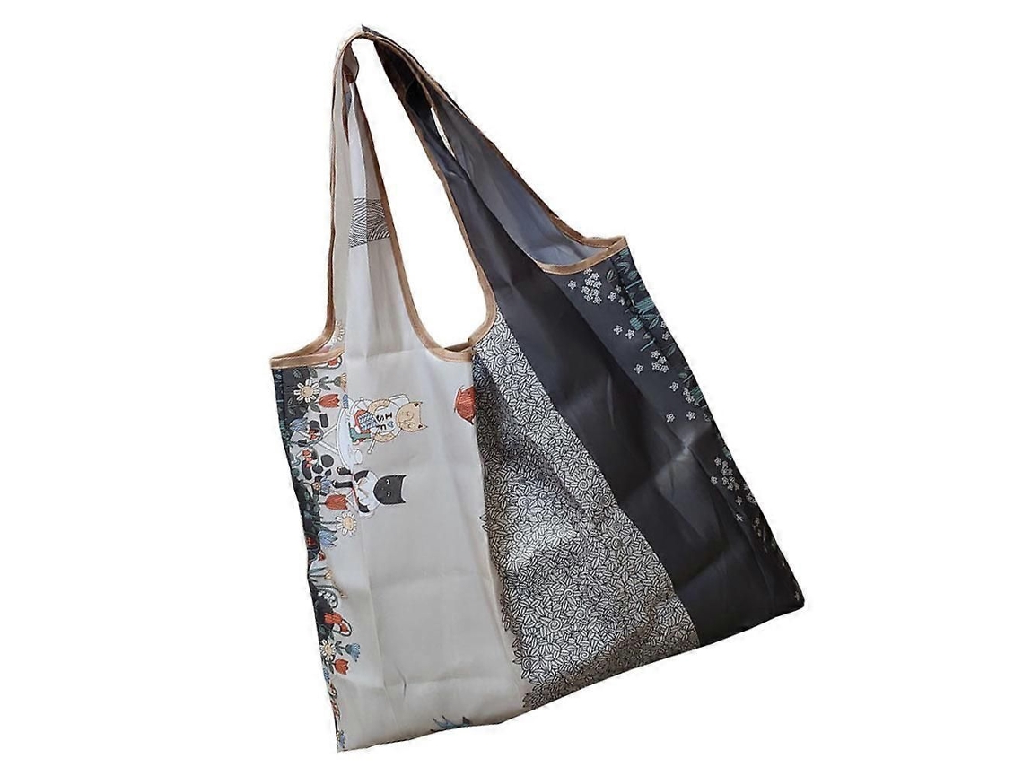 Sacolas de Compras Reutilizáveis, Tipo Sacola de Armazenamento, Pacote com 2 Unidades, Dobráveis. GOKOCO