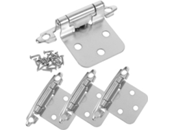 Conjunto De 4 Dobradiças Fechamento Automático Com Mola, 1,2 Mm,