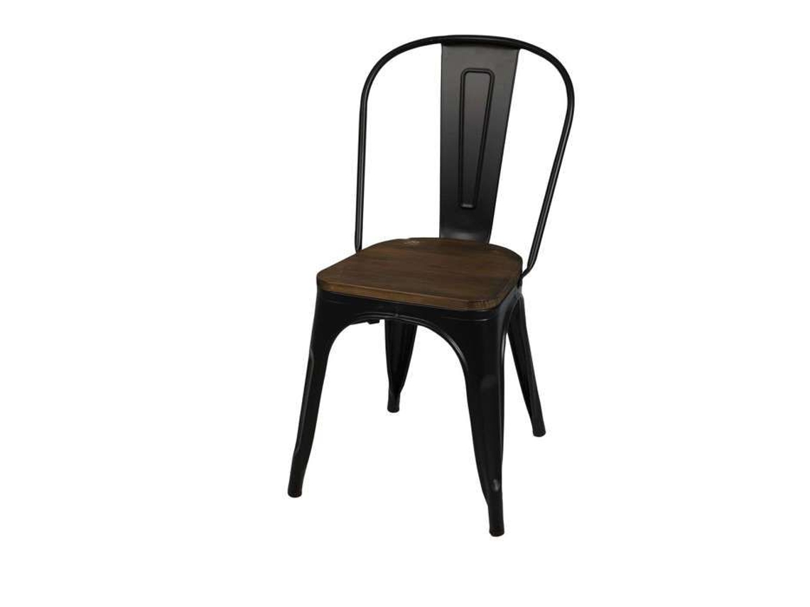 Cadeira Vintage Liv H84 Cm Preto URBAN LIVING