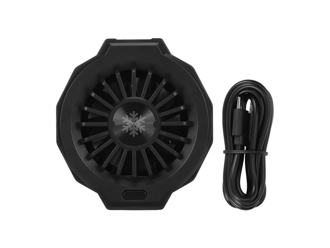 Mali resfriador de Celular Cooler para Ios e Android com Ventilador de Resfriamento Semiconductor Preto