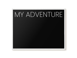 Magnetic Board My Adventure For The Living Room Espelharte (80x60 Cm)