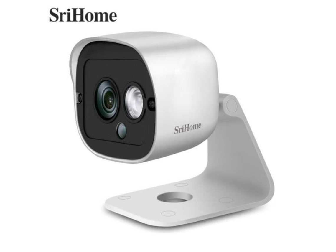 Xf12655-Srihome Sh029 3Mp 1296P Câmera Ip Wi-Fi Áudio Bidirecional Nítido Hd Vídeo Branco