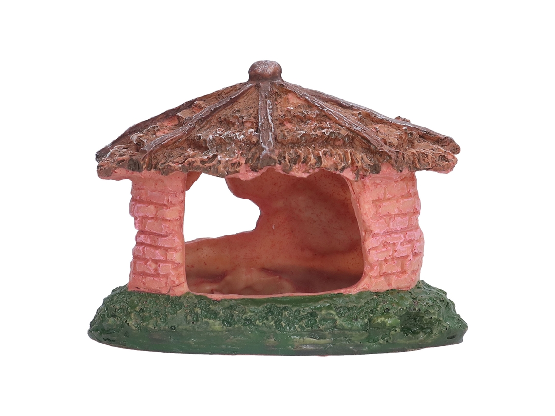 Abrigo Decorativo de Resina para Aquário e Répteis Pequenos Caverna Simulação Natural S/MARCA