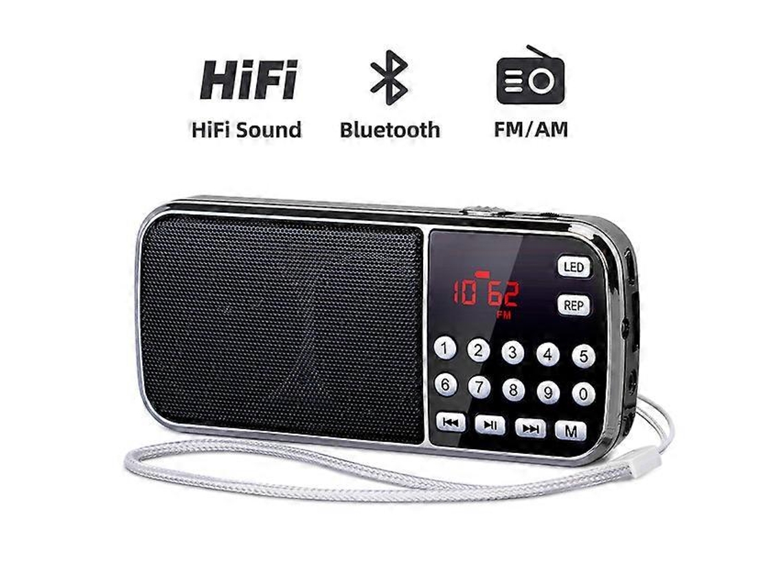Rádio J 189 Rádio Portátil Am Fm Rádio De Bolso Hifi Alto Falante Estéreo À Prova De Intempéries Rádios Digitais Bluetooth Recarregável Usb Olysi Shop