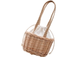 Bolsa De Palha Trançada, Bolsa Feminina Versátil, Marrom, Ideal Para Compras E Praia.