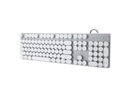 Teclado Gamer com Fio Usb LAXISCREED Retro Punk Led