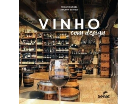 Livro Vinho Com Design De Miriam Gurgel (inglês)