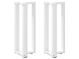 Console Table Leg, Console Table Legs Vidaxl Branco Aço (38 X 25 X (72-73) Cm)