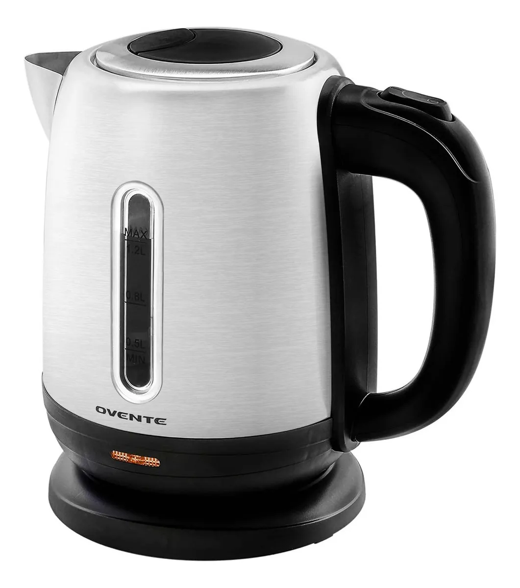 Chaleira Elétrica Ovente Aço Inox 1,2 Litros Aquecidavayotoy