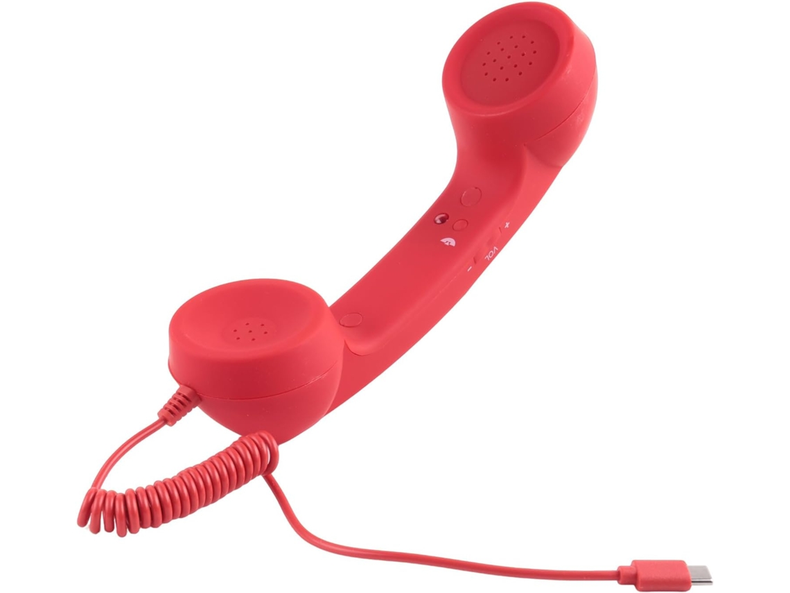 Fones De Ouvido Retrô Para Telefone, Tablet E Headset, Com Interface Usb-c E Botão De Atender, Ideais Idosos
