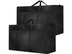 Conjunto De 2 Sacos De Armazenamento Grandes De 240l