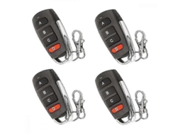 Conjunto De 4 Controles Remotos Universais Duplicadores Para Portas De Garagem, Incluindo Controle Remoto Para Portão, Chaveiro De Controle Remot