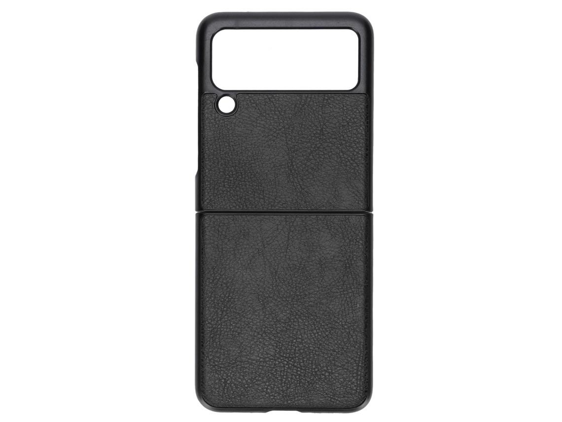 Aetheria capa de Couro Padrão Lichia para Samsung Galaxy Z Flip 3 Protetora Anti Impacto
