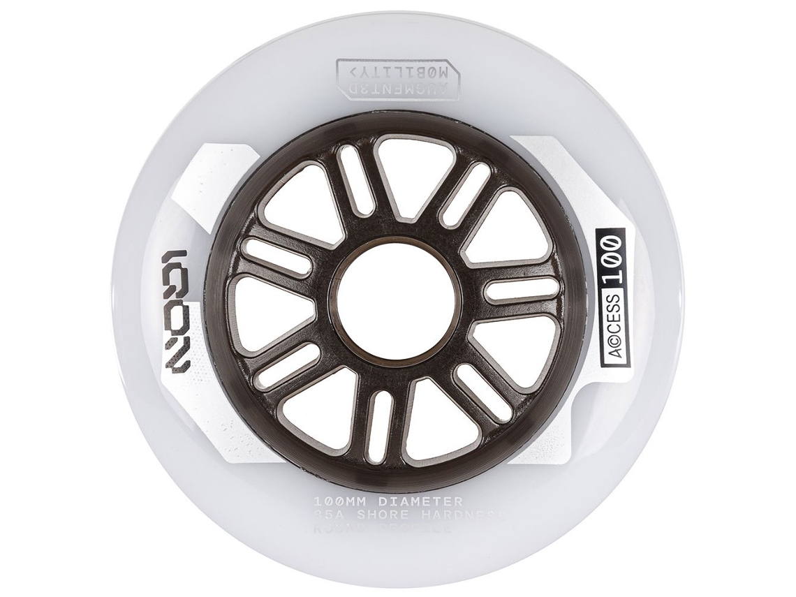 Rodas de Patins Access Combo 100 85A 3 Unidades Prateado 100 Mmiqon