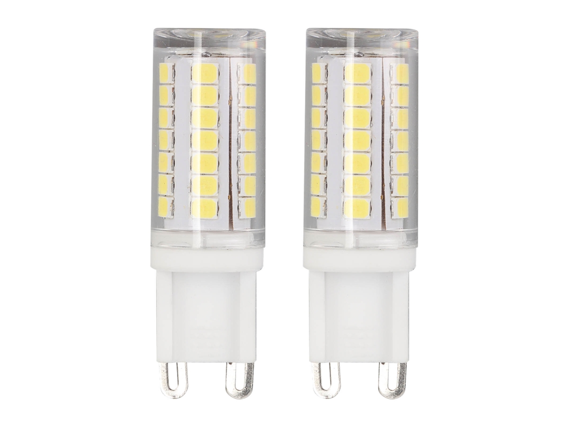 2026 2 Unidades de Bombilla Led G9 Con Base de 2 Pines 3w 45leds 6000k 110v para Lámparas de Techo Interior