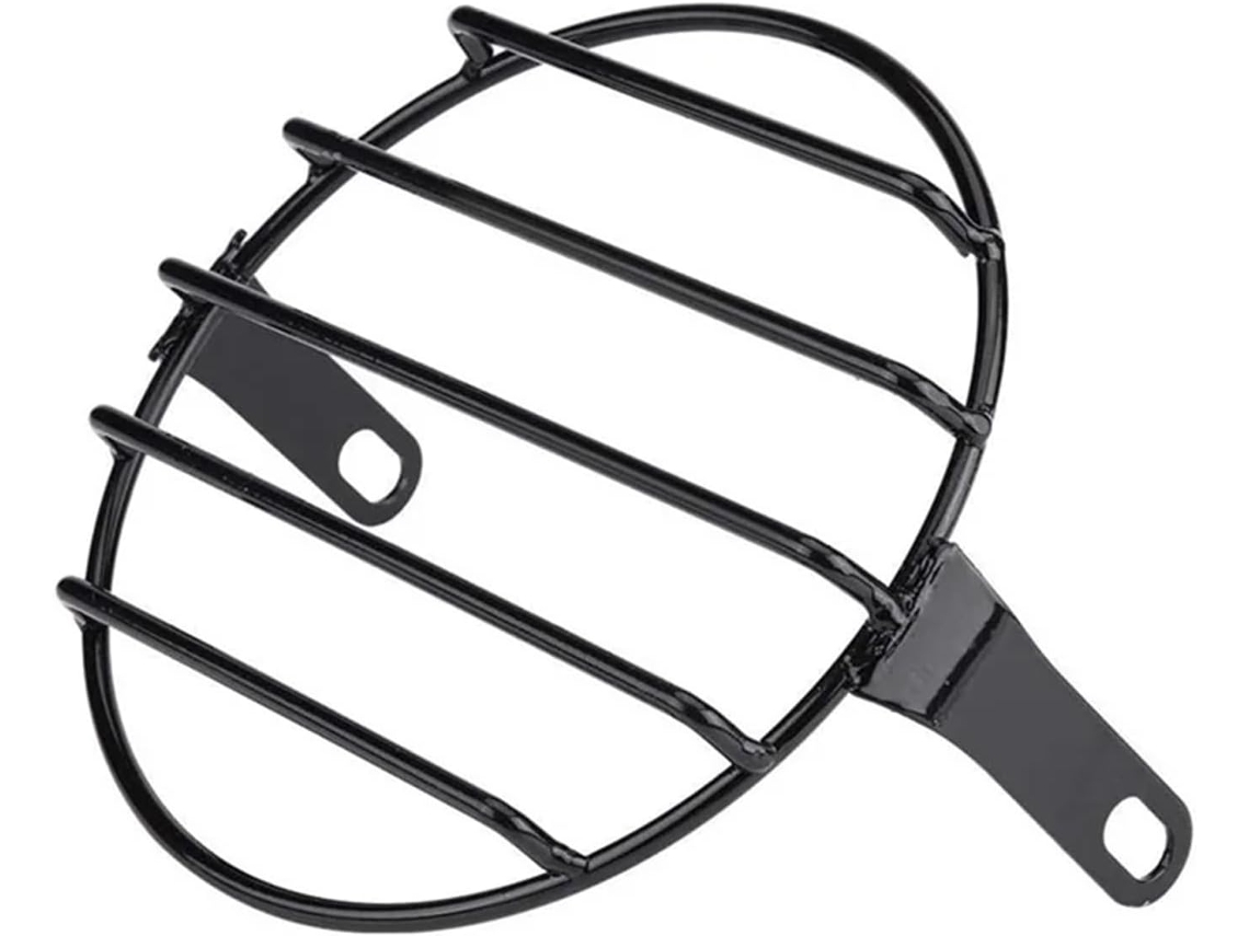 Protetor de Farol para Motocicleta Compatível com Modelos Cafe Racer Função: Proteção Ajuda Proteger