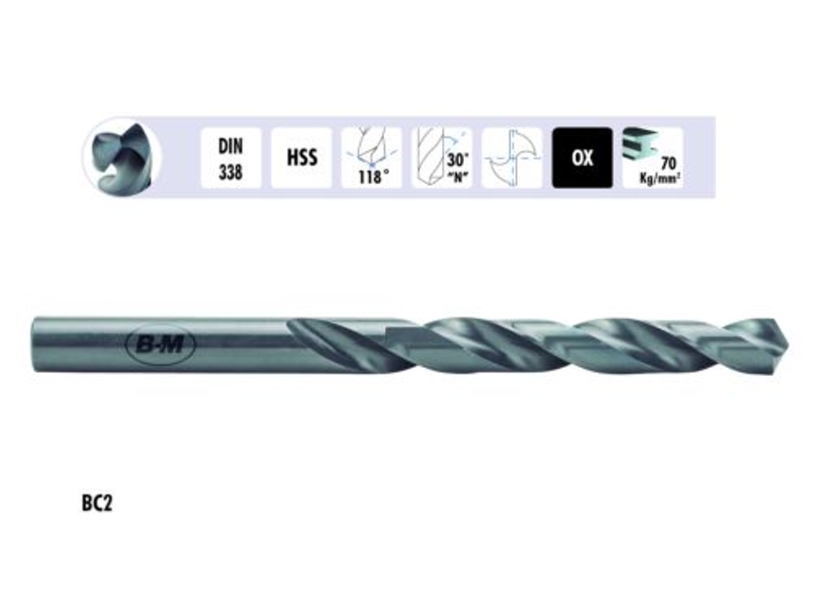 Broca Din-338 Hss Rectificada Ø 02 50 Mm BLUEMASTER