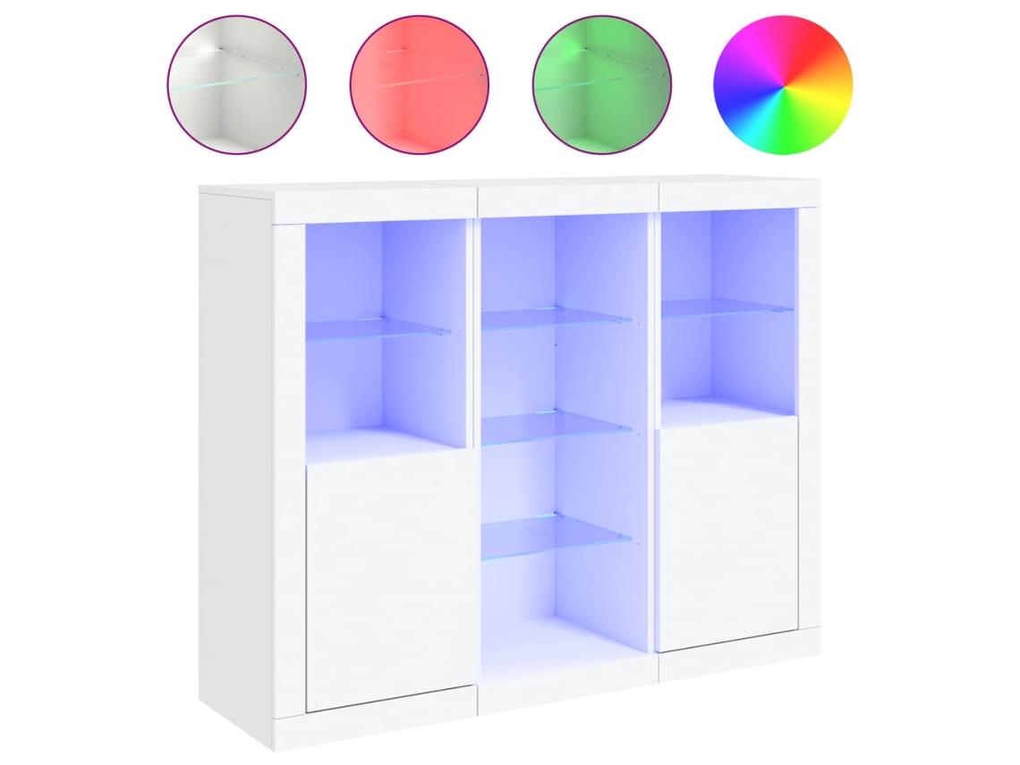 Sideboard, Sideboards Vidaxl Branco Madeira Processada (n/a)