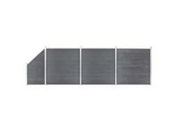 Fence Set, Fence Sets Vidaxl Cinzeto Wpc (n/a)