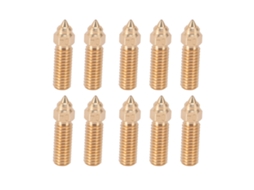 10 Peças Bico De Latão Para Extrusora De Impressora 3d Resistente Creality K1 Cr M4 0.4mm