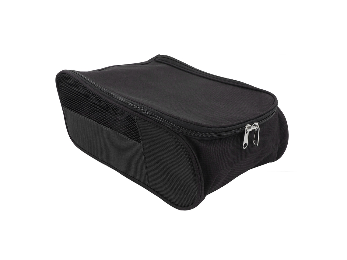 Bolsa Portátil Para Sapatos De Golfe À Prova De Poeira E Respirável Para Viagem Homens Mulheres Preto Total