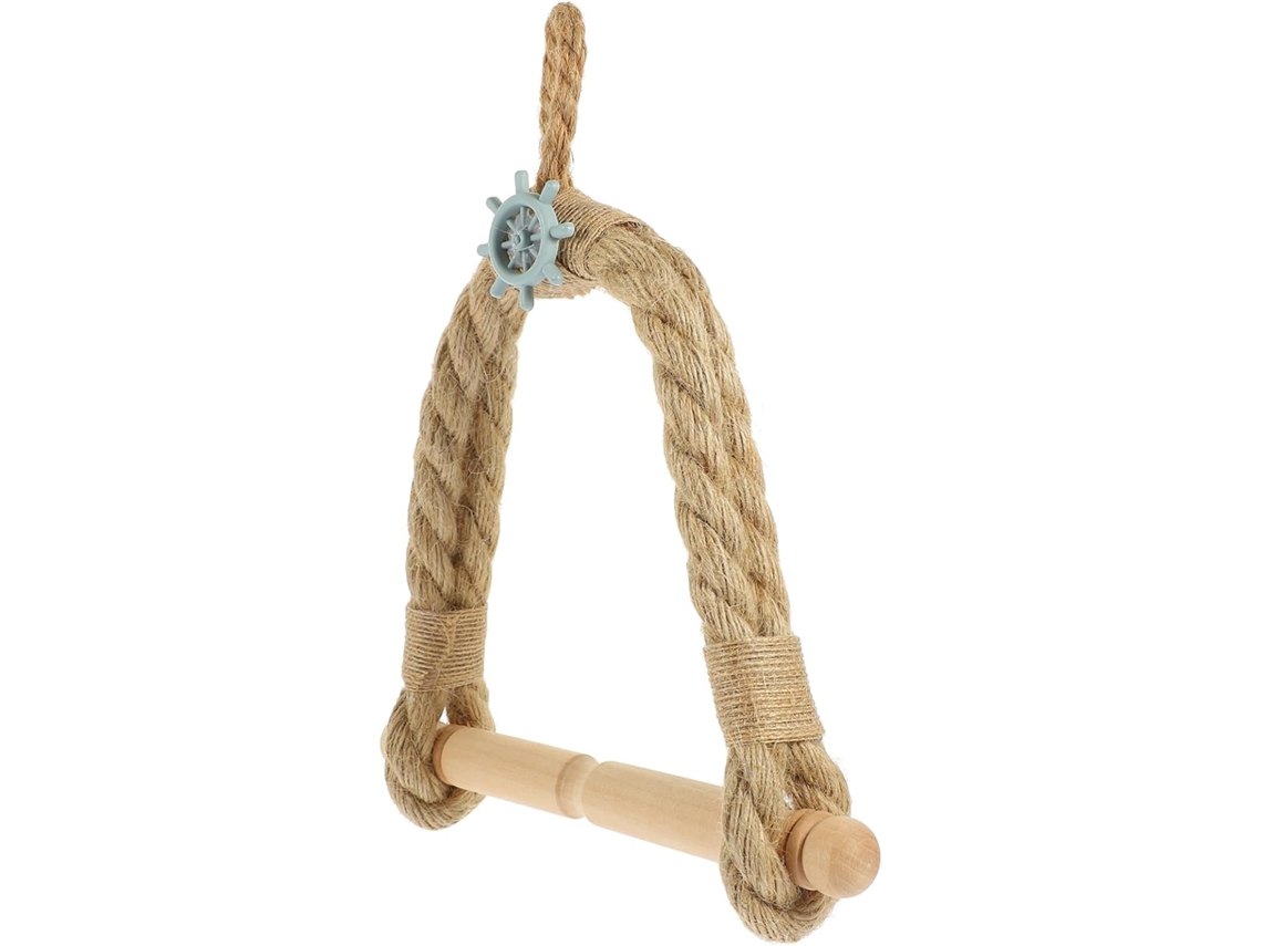 Suporte Para Toalhas De Banheiro, Rattan, Pendurar Na Parede