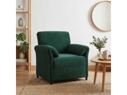 Vidaxl Sofá De 1 Lugar Verde-escuro 88 X 83 X 95 Cm Veludo