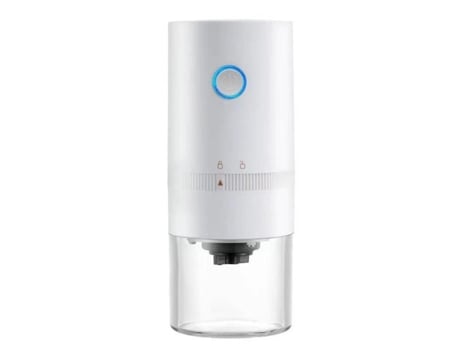 Moedor de Café Elétrico Portátil com Carregamento Usb Ajustável Moedor de Feijão Branco SURENHAP