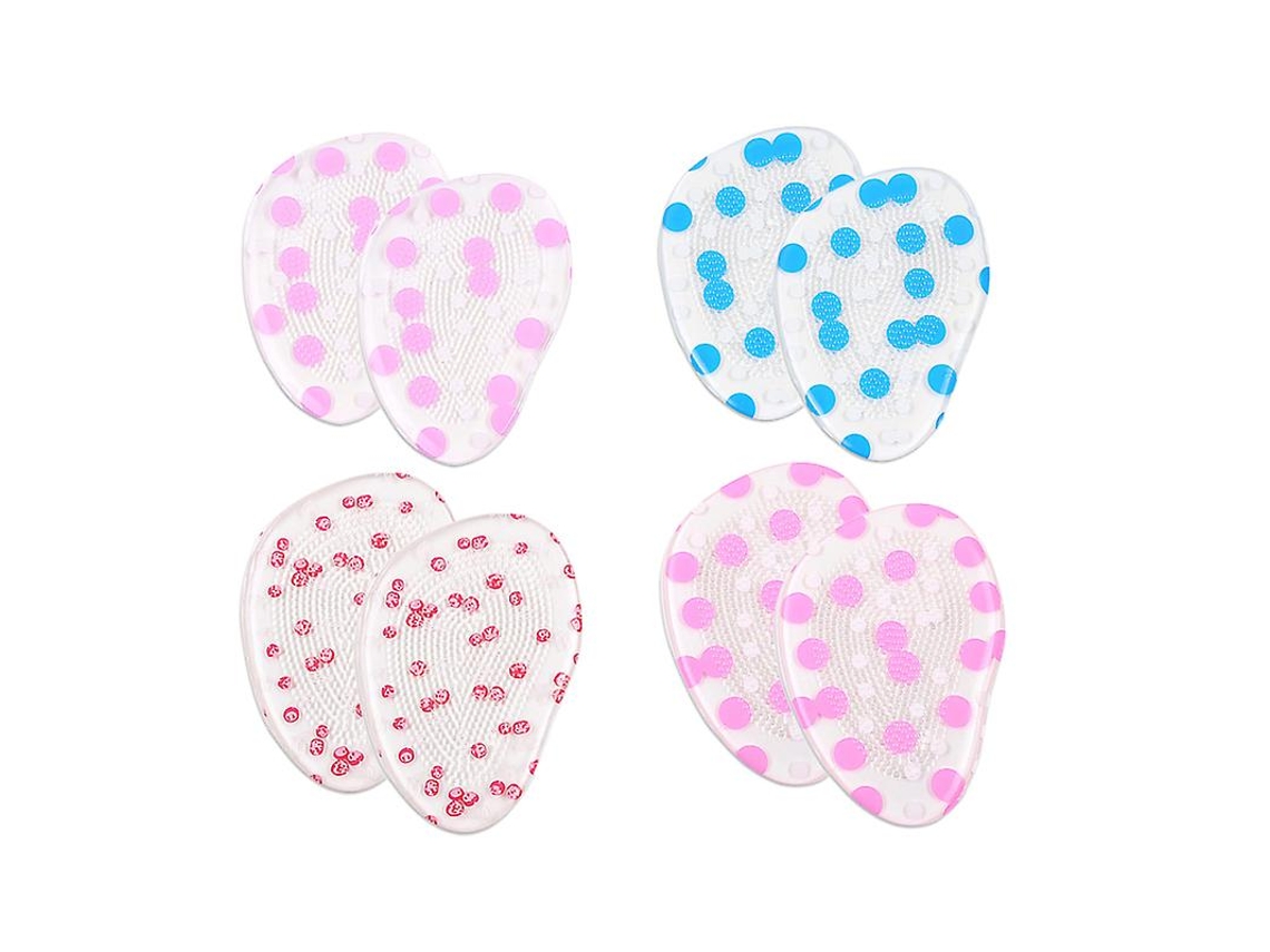 4 Pares De Palmilhas Frontais Em Gel Allinless