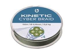 Trançado Cyber 4 150 M Verde 0.160 Mmkinetic