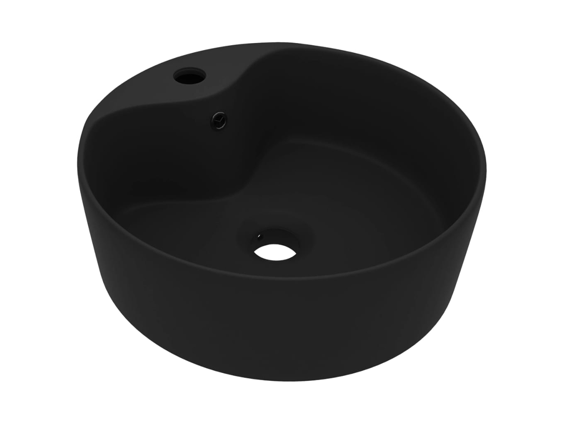 Luxury Basin, Luxury Basins Vidaxl Preto Cerâmica (n/a)