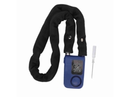 Aetheria cadeado de Cadeia Antiroubo com Alarme 110db Senha Digital Sem Chave Resistente Moto Azul