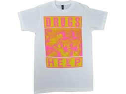 The Flaming Lips Drugs Help T-shirt Unisex Adults Size:l