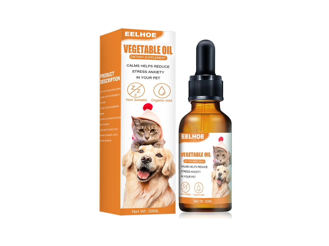 Óleo Calmante para Animais, Ideal para Relaxar Seu Animal de Forma Natural LAXISCREED