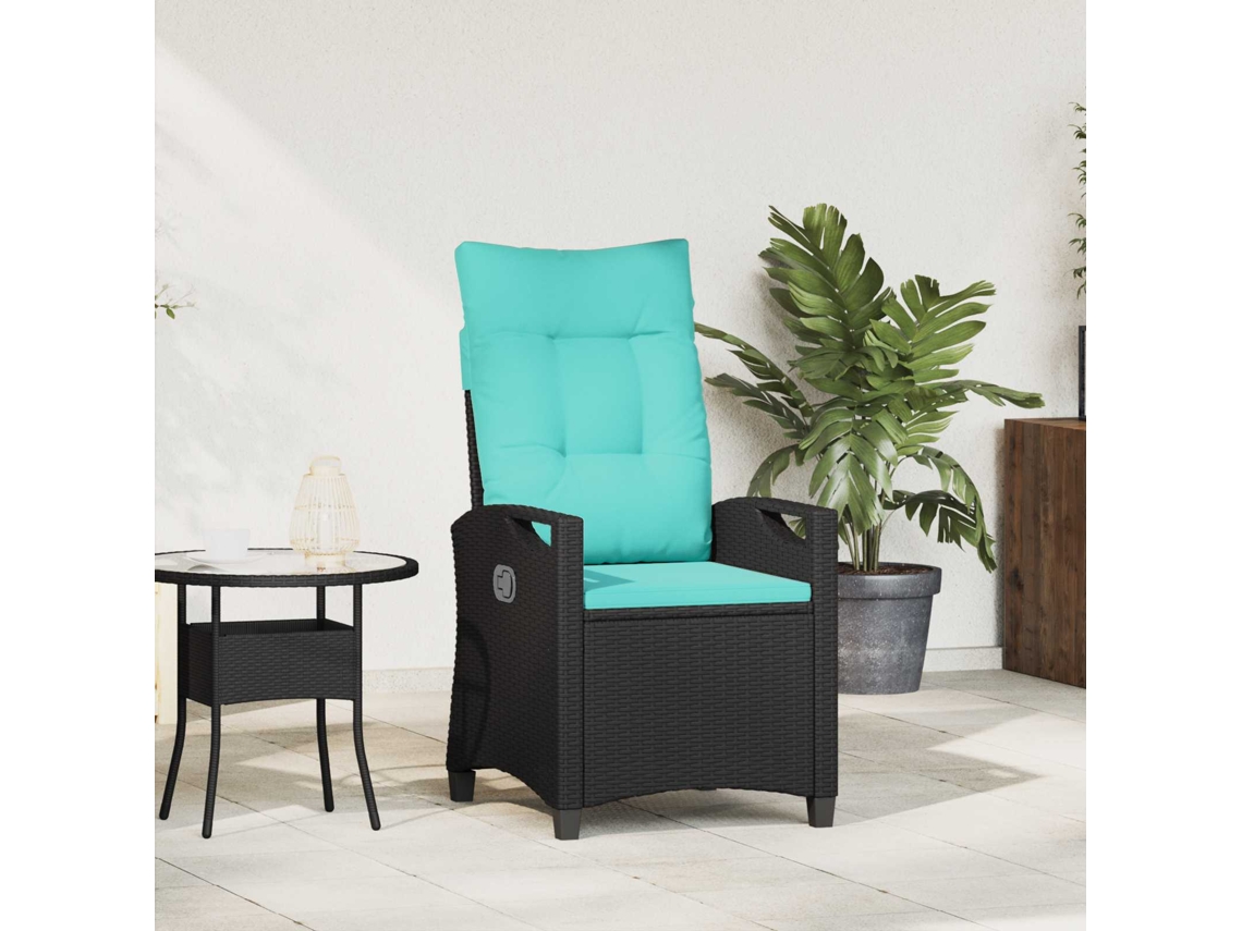 Vidaxl Cadeira De Jardim Reclinável 56 X 60 X 112 Cm Aço