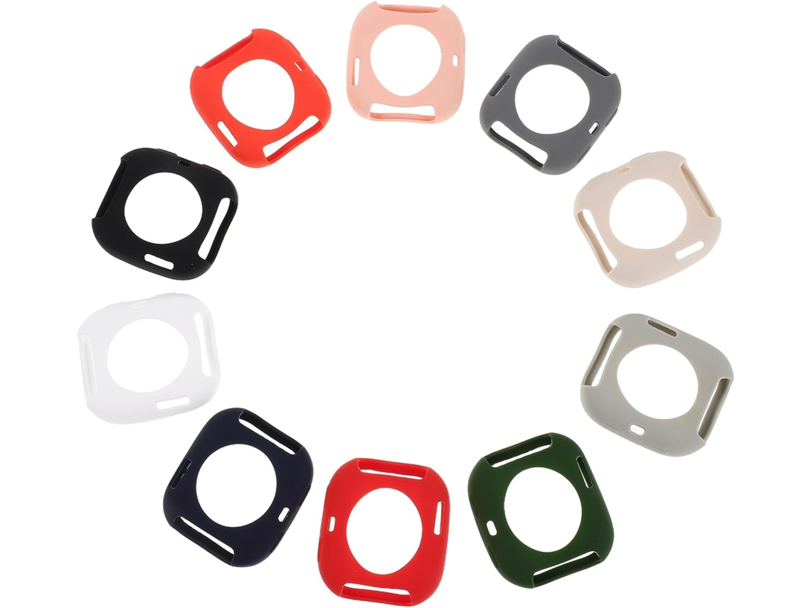 10 Unidades De Capa Protetora Silicone Para Smartwatch, Compatível