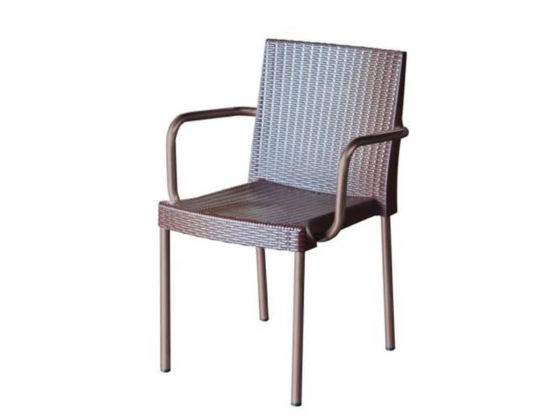 Sillon Aluminio Ratan Wengue 8308/8 Garden Life