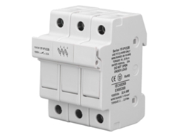 Porta Fusível 3P em Trilho Din, Proteção DC 1000V 32A S/MARCA