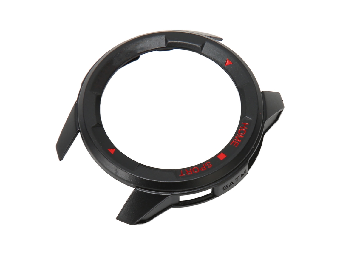 Capa Bumper de Plástico Protetora Impacto Smart Watch X1 Preto e Vermelho