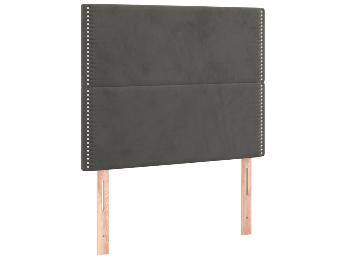 Headboard, Headboards Vidaxl Cinzeto Veludo (90 Cm)
