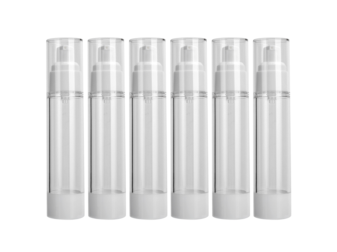 Garrafas Cosméticas Plásticas Recarregáveis Dispensador De Vácuo
