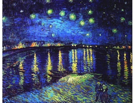 Quadro LEGENDARTE Noite Estrelada sobre o Ródano - Vincent Van Gogh (40x50 cm)