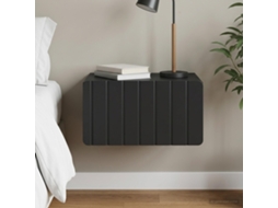 Vidaxl Gabinete De Canto Montado Na Parede Preto 49 X 34,5 X 24 Cm