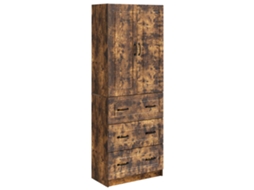 Maison Exclusive - Conjunto De Gabinete 2 Unid. 66 X 34,5 X 87 Cm Carvalho Fumado