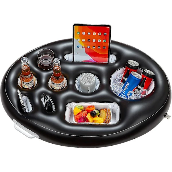 plporta-copos Inflável Para Banheira De Hidromassagem Spa Bar - Porta-copos Para Piscina, Praia E Uso Externo