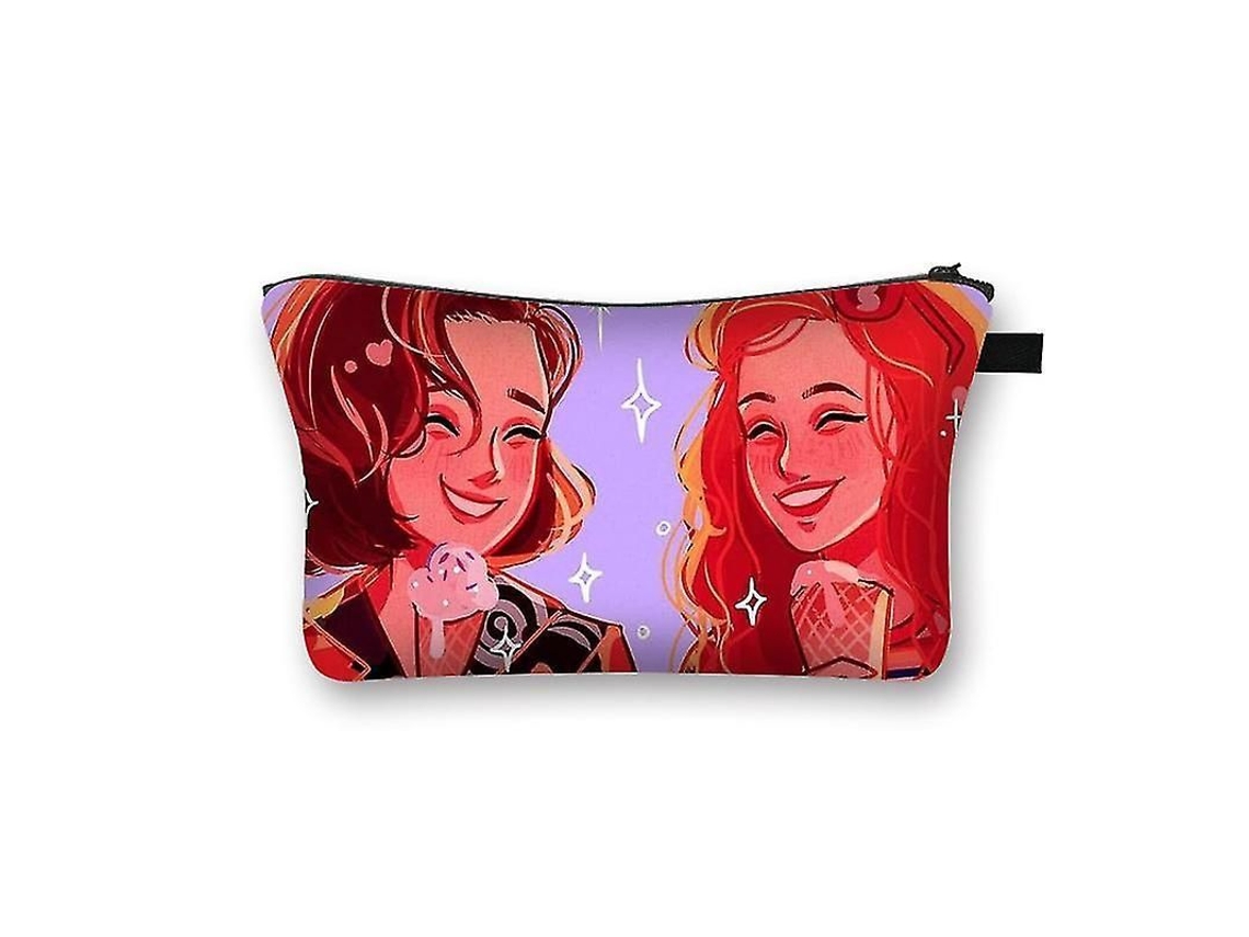 2026 bolsa de Viagem Stranger Things 4 para Toalharia, Maquiagem e Produtos Elétronicos Organizador Portátil para Mulheres e Homens 10x10x15cm